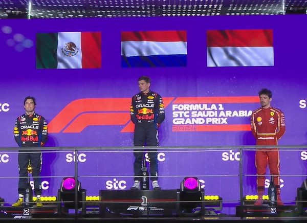 Podio GP Arabia Saudi 2024