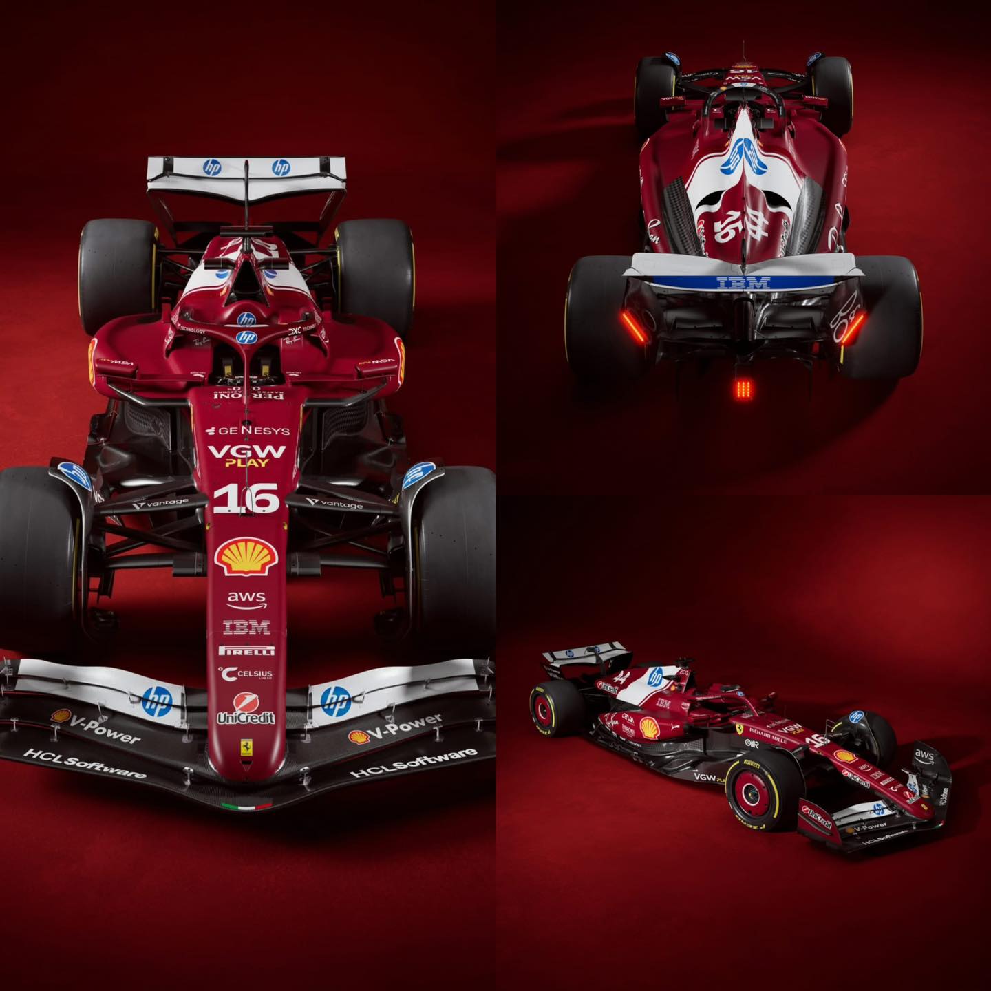 El coche F1 de Ferrari 2025
