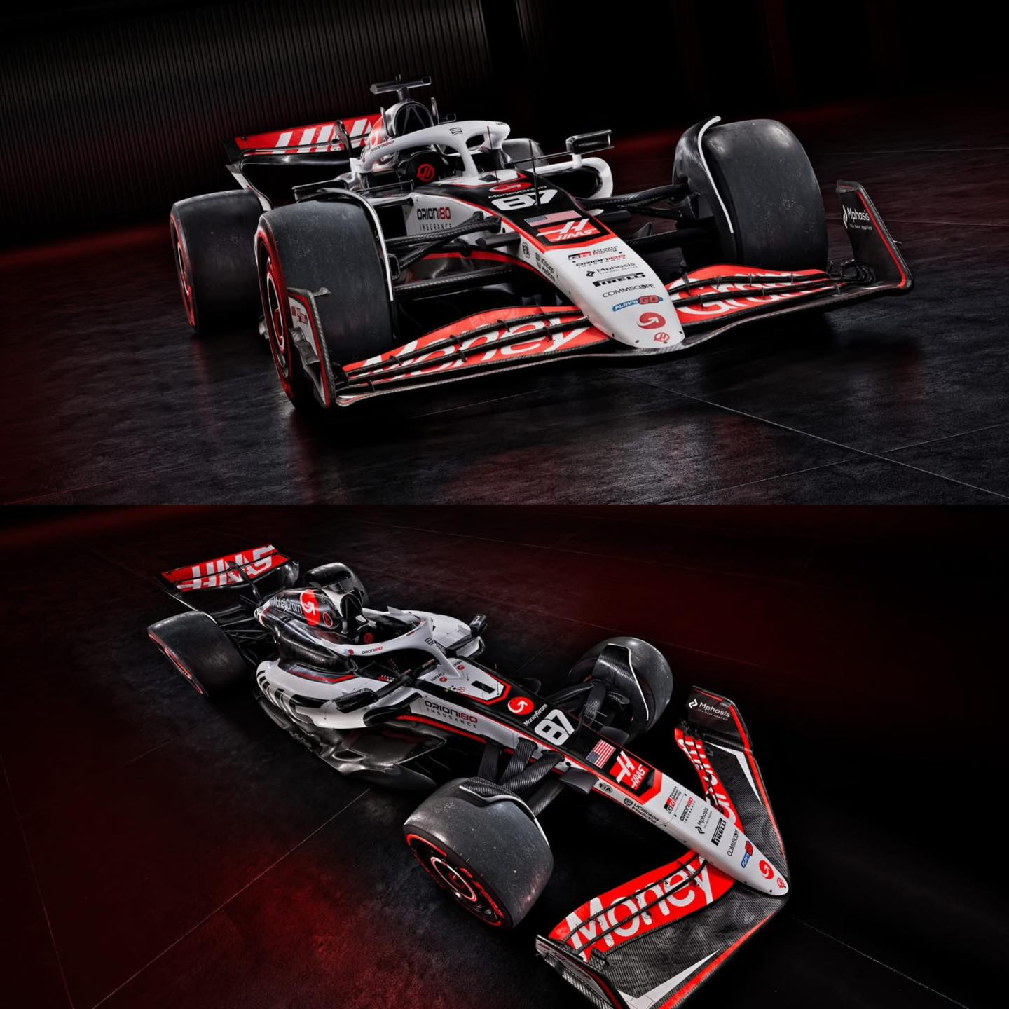 El coche F1 de Hass 2025
