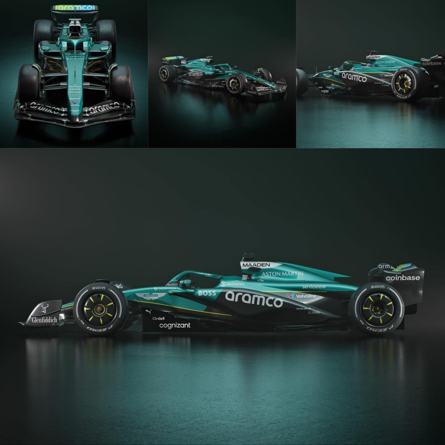 El coche F1 de Aston Martin 2025